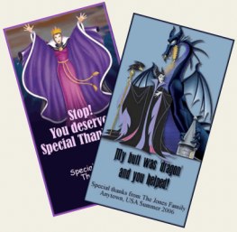 Villain CM Apprecitation Cards