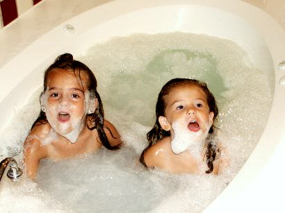 Scrubbing bubbles