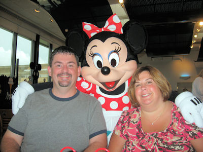 Mom and Dad with Minnie! Brinn's taking pics now!