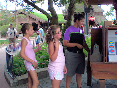 Signing up for Kim Possible adventure