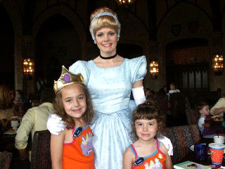 Girls with Cinderella