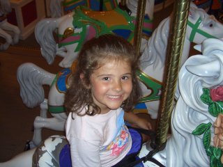 Maddy on the Carousel