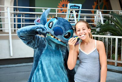 Tooth brushing stitch and Brinn
