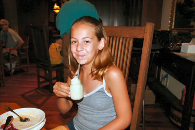 Brinn and her tiny third shake