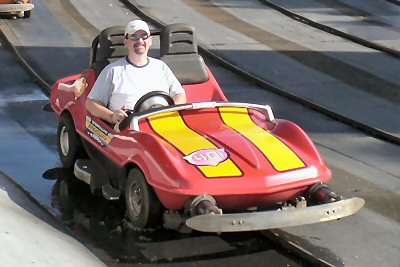 Dave on raceway