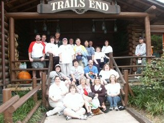 Group Photo at Trails End in Fort Wilderness