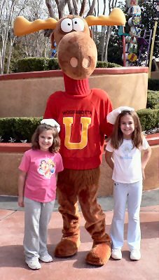Bullwinkle - the girls had NO idea who this was!  :-)
