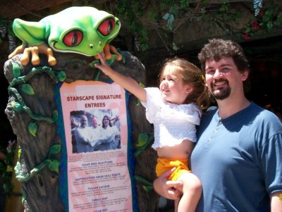Brinn and Daddy in 2000