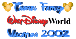 Card Family WDW Vacation 2002
