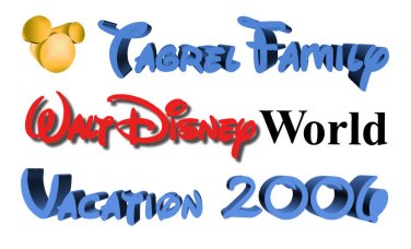 Card Family WDW Vacation 2002